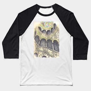 Quinta da Regaleira. Poço iniciático. Initiatic well Baseball T-Shirt